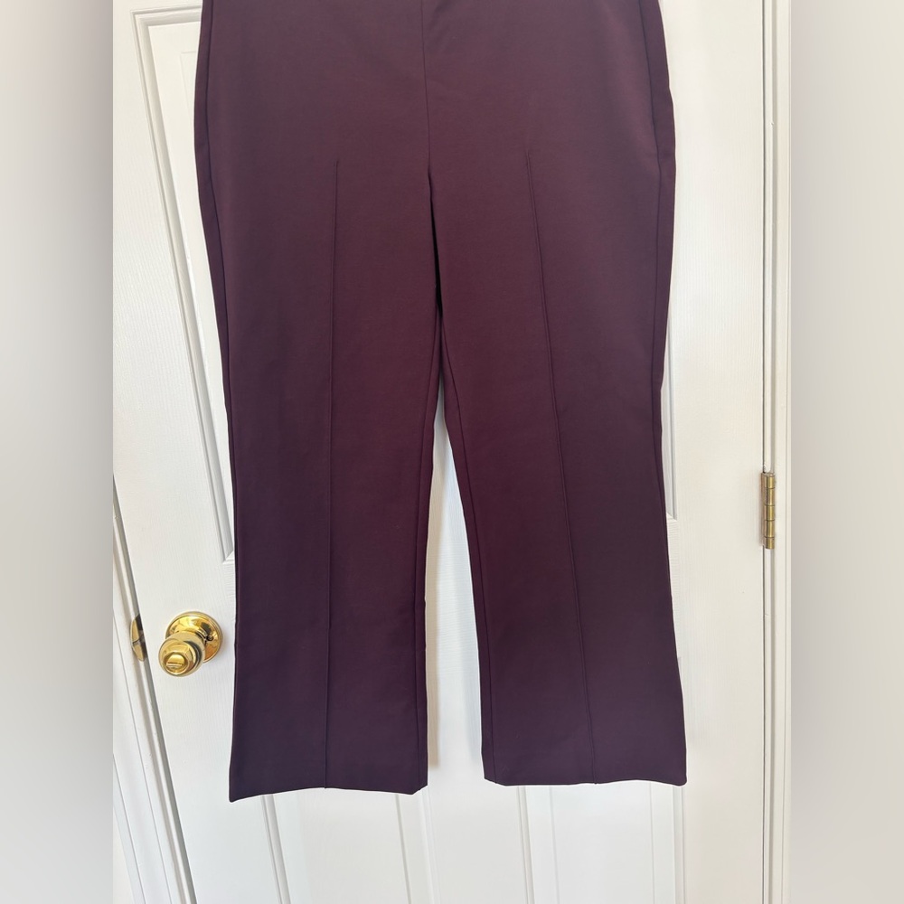 NWT VINCE mid rise pintuck crop flare pant - Picture 6 of 16